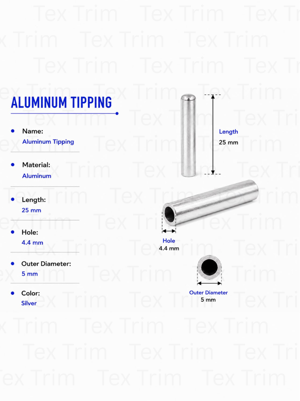 Alumium Tipping 25x5mm