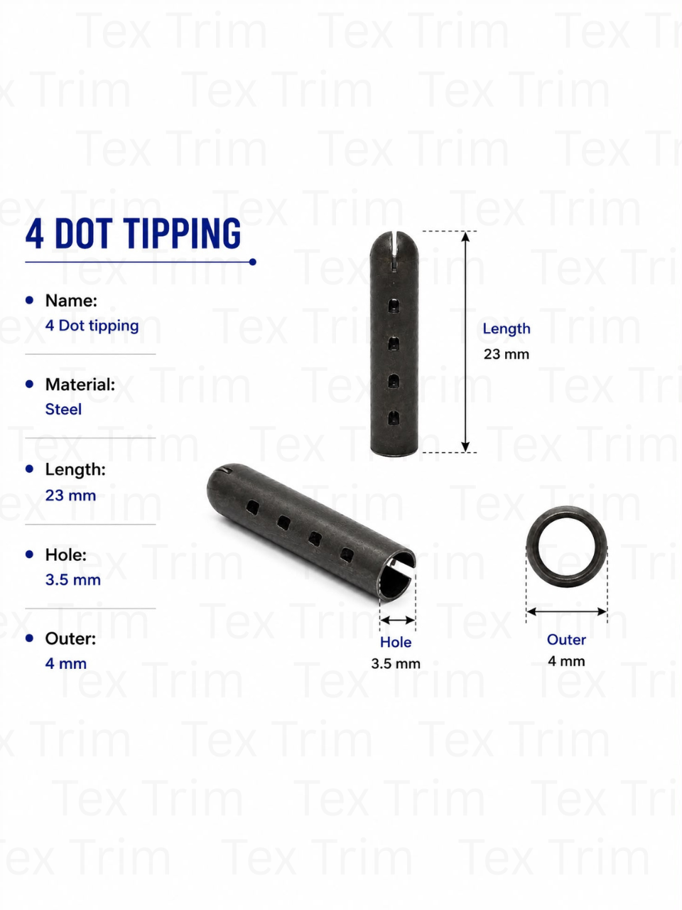 4 Dots Tipping 23x4mm