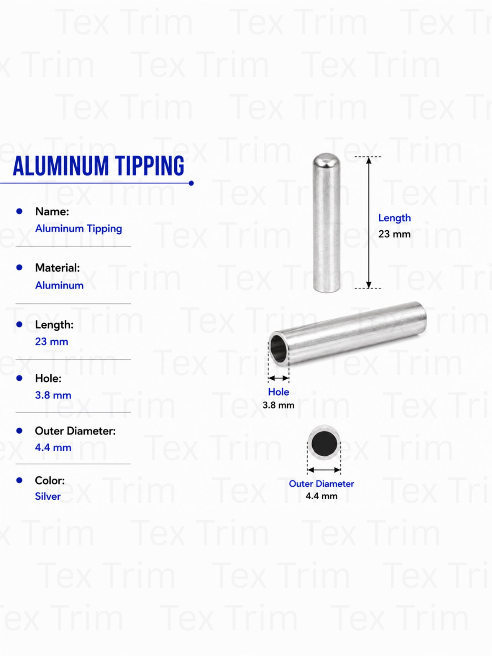 Alumium Tipping 23x4.4mm