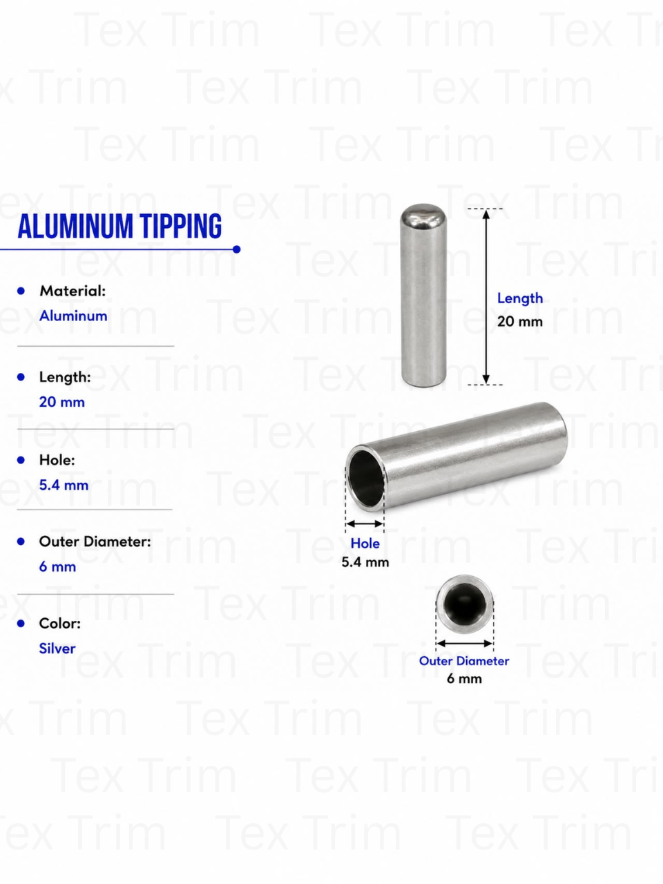 Alumium Tipping 20x6mm